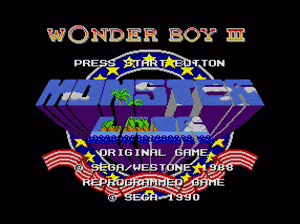 md游戏 神奇小子3-怪物的巢穴(日欧)Wonder Boy III - Monster Lair (Japan, Europe)