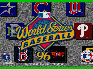 md游戏 世界系列棒球96(美)World Series Baseball '96 (USA)