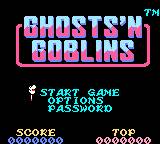 gbc游戏  Ghosts'n Goblins (USA, Europe)