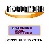 gbc游戏 F-1 World Grand Prix