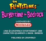 gbc游戏 Flintstones, The - Burgertime in Bedrock