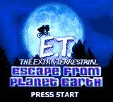 gbc游戏 ET外星人-逃离地球