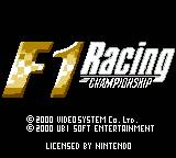 gbc游戏 F1 Racing Championship (Europe) (En,Fr,De,Es,It) (Beta)