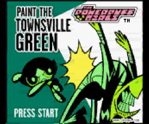gbc游戏 0772 - 飞天小女警-绿 (Powerpuff Girls The - Paint the Townsville Green) 美版