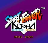 gbc游戏 Street Fighter Alpha - Warriors' Dreams (USA)