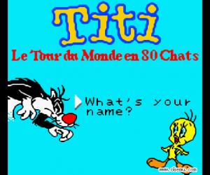 gbc游戏 0693 - 金丝雀大冒险 (Titi - Le Tour du Monde en 80 Chats) 法版