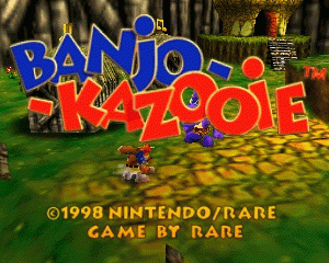 n64游戏 小熊班卓与卡苏伊[欧]Banjo-Kazooie (Europe) (En,Fr,De)