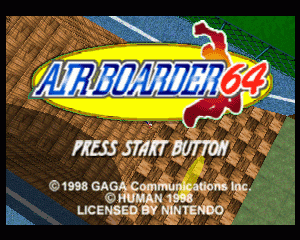 n64游戏 N64疾风滑板[欧]Air Boarder 64 (Europe)