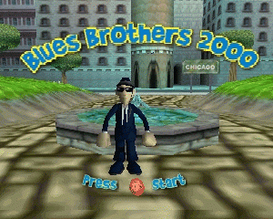 n64游戏 布鲁斯兄弟2000[美]Blues Brothers 2000 (USA)
