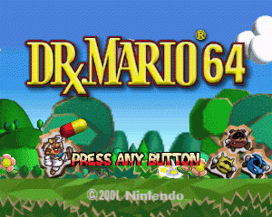 n64游戏 N64马里奥医生[美]Dr. Mario 64 (USA)