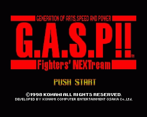 n64游戏 死亡格斗[日]G.A.S.P!! Fighters' NEXTream (Japan)