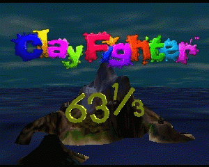 n64游戏 黏土战士格斗[欧]Clay Fighter 63 1-3 (Europe)
