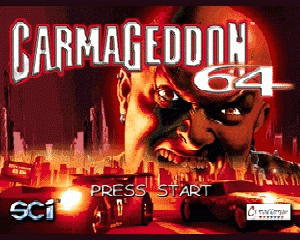 n64游戏 N64末日赛车[欧]Carmageddon 64 (Europe) (En,Fr,De,Es)