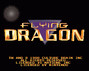 n64游戏 飞龙之拳[美]Flying Dragon (USA)