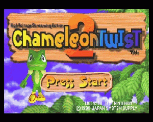 n64游戏 变色龙2[美]Chameleon Twist 2 (USA)