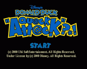 n64游戏 唐老鸭——大冒险[欧]Donald Duck - Quack Attack (Europe) (En,Fr,De,Es,It)