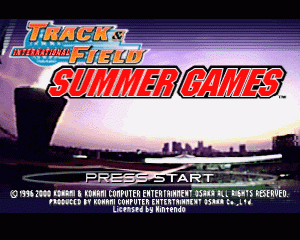 n64游戏 国际超级田径赛——夏季赛[欧]International Track & Field - Summer Games (Europe) (En,Fr,De)