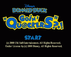 n64游戏 唐老鸭——英雄救美[美]Donald Duck - Goin' Quackers (USA) (En,Fr,De,Es,It)