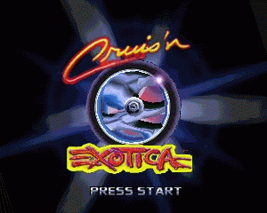 n64游戏 新奇大赛车[美]Cruis'n Exotica (USA)
