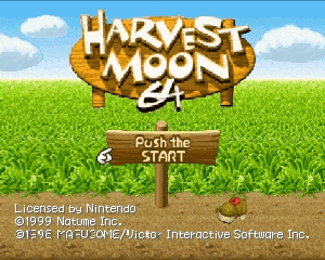 n64游戏 N64牧场物语[美]Harvest Moon 64 (USA)