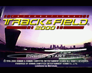 n64游戏 国际超级田径赛2000[美]International Track & Field 2000 (USA)