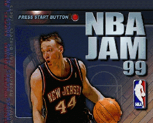 n64游戏 NBA大灌篮99[欧]NBA Jam 99 (Europe)