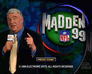 n64游戏 麦登橄榄球99[美]Madden NFL 99 (USA)