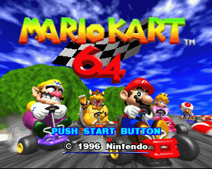 n64游戏 N64马里奥赛车[日]A版Mario Kart 64 (Japan) (Rev A)