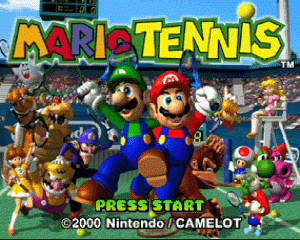 n64游戏 马里奥网球[欧]Mario Tennis (Europe)