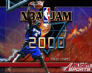 n64游戏 NBA大灌篮2000[欧]NBA Jam 2000 (Europe)