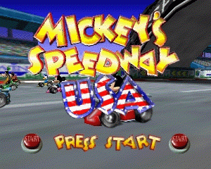 n64游戏 米奇赛车美国挑战赛[欧]Mickey's Speedway USA (Europe) (En,Fr,De,Es,It)