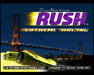 n64游戏 旧金山极限大赛车[欧]San Francisco Rush - Extreme Racing (Europe) (En,Fr,De)