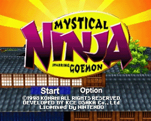 n64游戏 大盗五右卫门[美]Mystical Ninja Starring Goemon (USA)