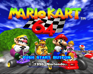 n64游戏 N64马里奥赛车[欧]A版Mario Kart 64 (Europe) (Rev A)