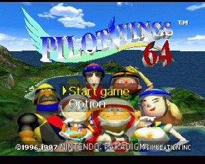 n64游戏 N64极限飞跃[欧]Pilotwings 64 (Europe) (En,Fr,De)