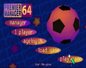 n64游戏 N64足球经理[欧]Premier Manager 64 (Europe)