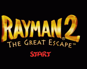 n64游戏 雷曼2——胜利大逃亡[欧]Rayman 2 - The Great Escape (Europe) (En,Fr,De,Es,It)
