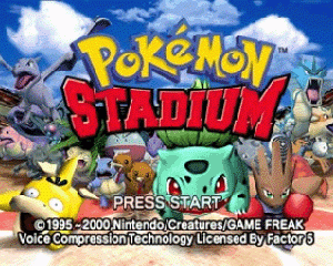 n64游戏 口袋妖怪竞技场[欧]Pokemon Stadium (Europe)
