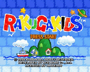 n64游戏 蜡笔小子格斗[欧]Rakuga Kids (Europe)