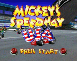 n64游戏 米奇赛车美国挑战赛[美]Mickey's Speedway USA (USA)