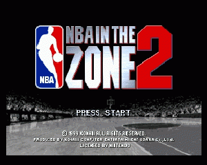 n64游戏 NBA地带2[日]NBA in the Zone 2 (Japan)