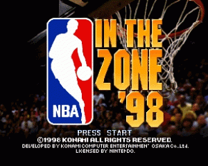n64游戏 NBA地带98[美]NBA in the Zone '98 (USA)