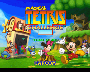 n64游戏 米老鼠魔法方块[欧]Magical Tetris Challenge (Europe)
