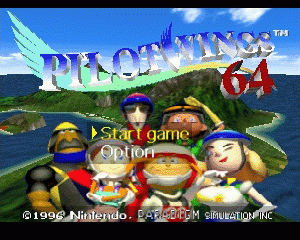 n64游戏 N64极限飞跃[美]Pilotwings 64 (USA)