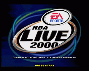 n64游戏 NBA劲爆2000[欧]NBA Live 2000 (Europe) (En,Fr,De,Es)