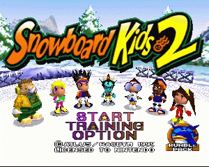 n64游戏 滑板小子2 Snowboard Kids 2 (Australia)