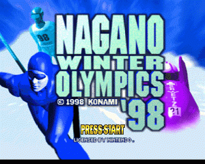 n64游戏 奥林匹克冰球赛98[欧]Nagano Winter Olympics '98 (Europe)