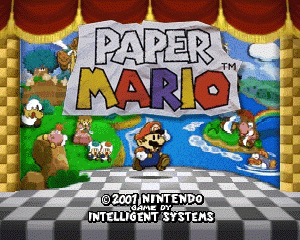 n64游戏 纸片马里奥[欧]Paper Mario (Europe) (En,Fr,De,Es)