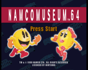 n64游戏 N64南梦宫博物馆[美]Namco Museum 64 (USA)