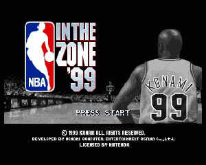 n64游戏 NBA地带99[美]NBA in the Zone '99 (USA)